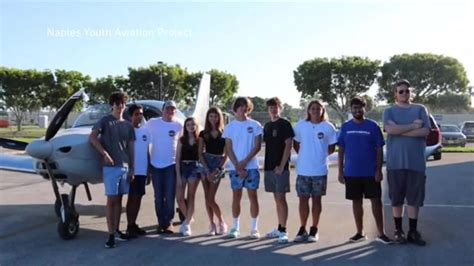 Experimental 2-seater plane built by 11 Naples-area teens takes flight